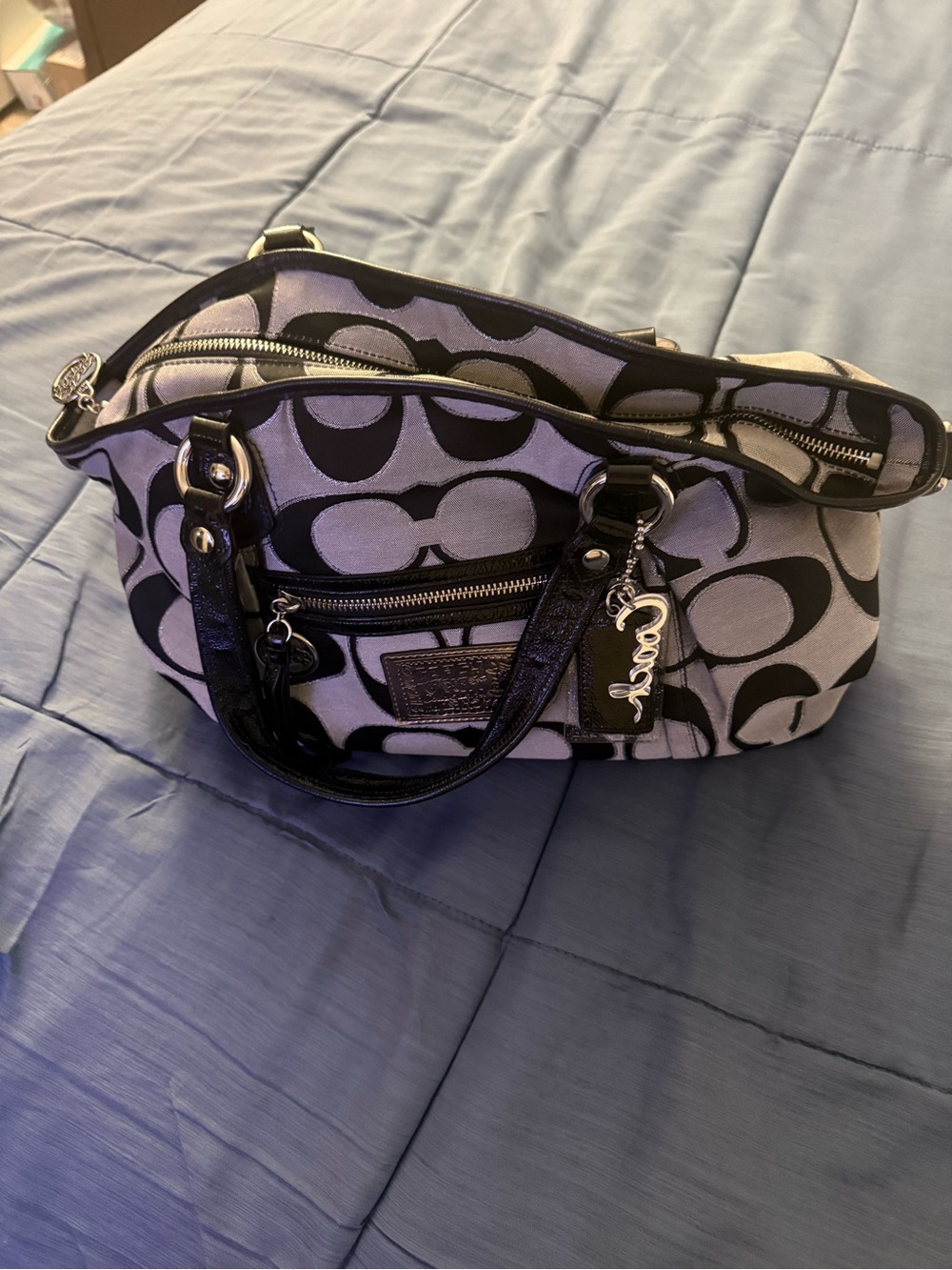Coach Poppy Handbag with Crossbody